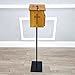 FixtureDisplays® MDF Donation Box Floor Stand Lobby Foyer Tithes & Offering Suggestion Collection Ballot Box 11065+10885