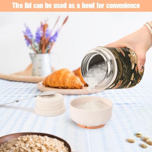 Termo de comida hermético que mantiene tu almuerzo caliente sin derrames de 500 ml. 7