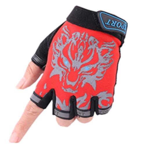 TENDYCOCO Luvas de ginástica, 2 peças, luvas de ciclismo, luvas de bicicleta para crianças, luvas de