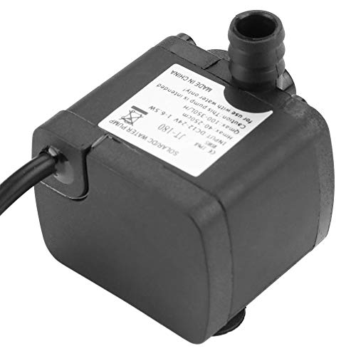 Wasserpumpe DC 24 V bürstenlos geräuscharme Wasserpumpe JT-180A-24 bürstenloser Motor für Solar Warmwasserbereiter Aquarien Brunnen Teich