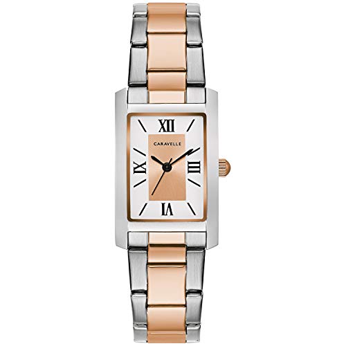 Montre quartz 3 aiguilles lisible avec chiffres romains et bracelet confortable 20,3 cm