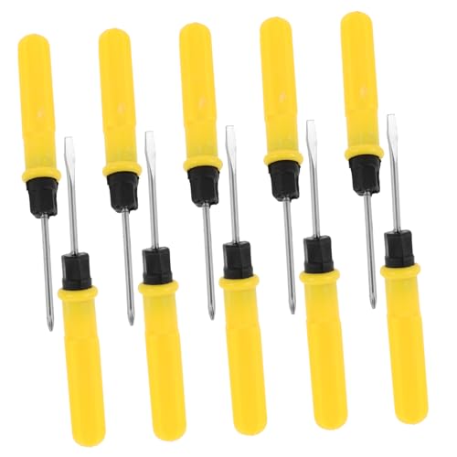 Holibanna 10 Piezas destornillador portátil tornillo Herramienta de mano herramienta de reparación de automóviles departamento reparar bits herramienta de reparación manual el plastico