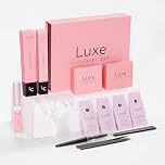 Luxe Cosmetics - Lash Lift Kit - Complete Set for Eyelash Lifting - New Pro Version - Easy to Apply and Long Lasting Finish - Professional Results up to 8 Weeks (New Lashlift Kit with White Glue)