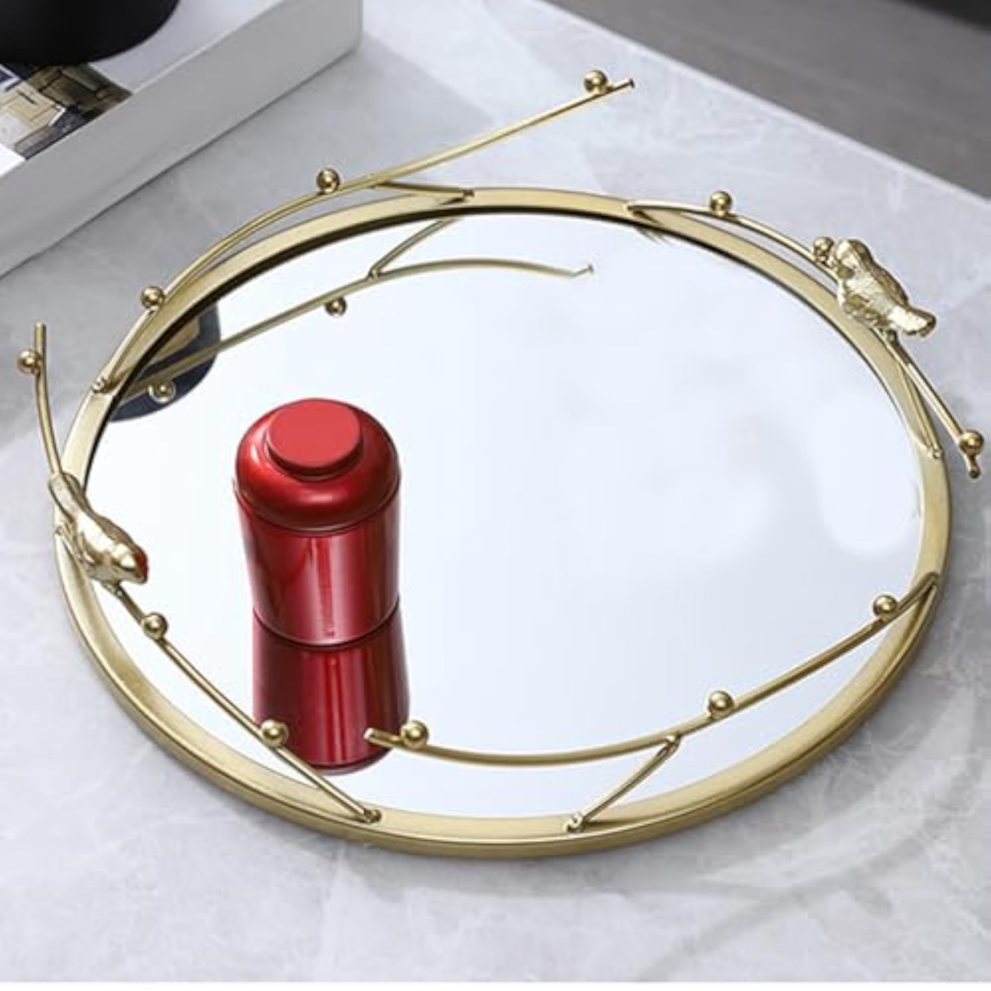 Decorative Mirror Tray Centrepiece Serving Tray
