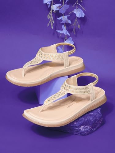 Image of Bata Comfit 5616 Diamonte Sandal 2.0 Black Sandals Shoes for Women|Everyday|Running|Walking|Comfortable Fit|Fashionable