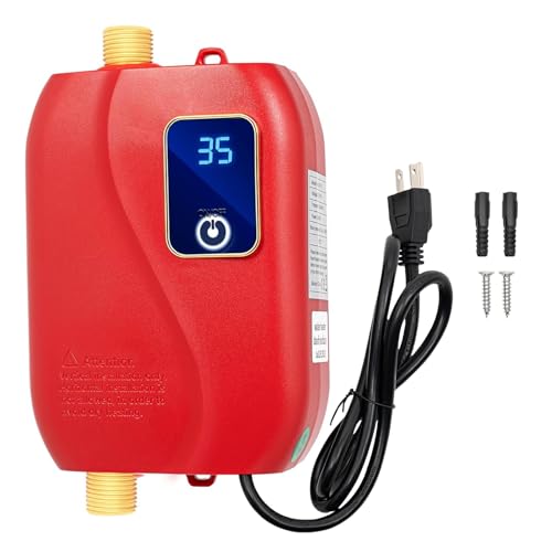 Tankless Water Heater, 110V 3000W Electric Tankless Hot Water Heater