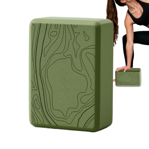 Bloques de yoga y fitness para entrenamiento en casa y ejercicios de equilibrio