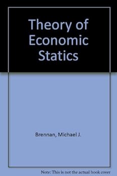Hardcover Theory of economic statics Book