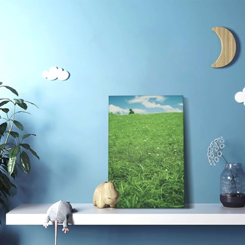 Toile pelouse verte 30x45 cm décoration murale LPSRTWE - 3