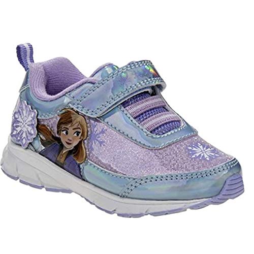 ACI Toddler Girls Frozen Light-Up Sneaker - Blue (11 M US Toddler/Youth)