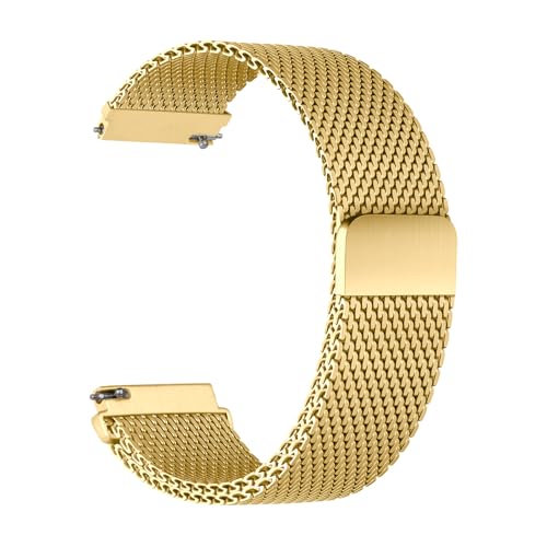 Metalica Correa Reloj 20mm para Samsung Galaxy Watch 7 6 5 4 40mm 44mm/6 4 Classic 46mm 42mm 47mm 43mm/FE/5 Pro 45mm Hombre/Mujer,Correa Reloj Acero Inoxidable para Garmin Vivoactive 5 3/Forerunner
