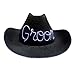 Light Up Groom Cowboy Hat in Black