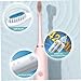 Electric Toothbrushes Adults Rechargeable Toothbrush with 4 Brush Heads and 6 Cleaning Modes Low Noise Whiten Toothbrush Smart Timer Longer Life for Women Men Gift Style1