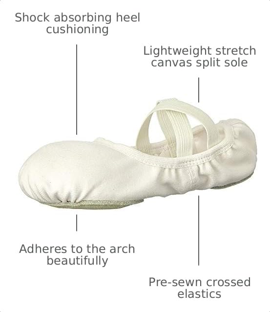 Image of Bloch Dance Women's Performa Stretch Canvas Split Sole Ballet Shoe /Slipper