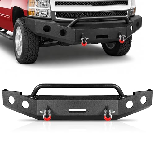 Peforway Front Bumper fit for Chevy Silverado 1500 2007-2013