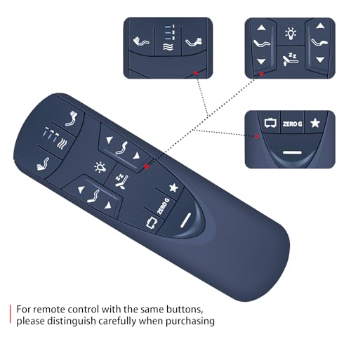 Télécommande de rechange RF502A JLDK.33.01.37 pour sommier réglable Ergo Noir - 7
