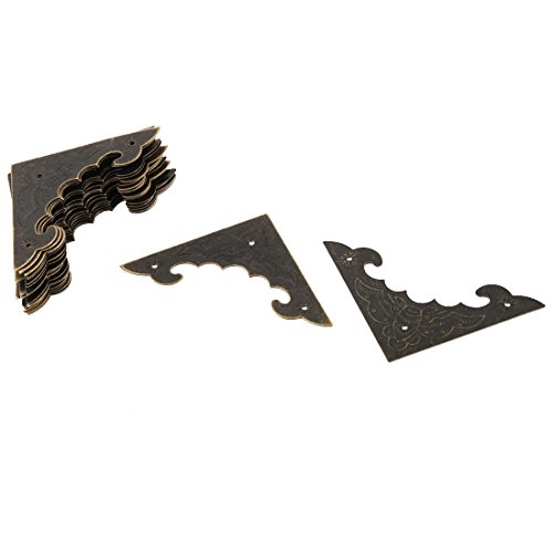 Ruilogod Metal Household Cabinet Gift Case Box Package Corner Protectors 24 Pcs Bronze Tone (id: 71a 660 ba2 8ac 6af
