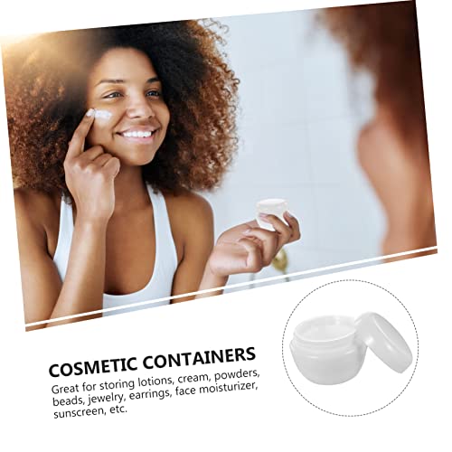 FOMIYES 36 Peças Caixa De Creme De Plástico Recipiente De Creme De Loção Frasco De Amuletos De Plást