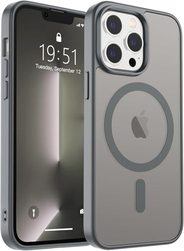 Image of AIBEX Back Cover Case for iPhone 13 Pro | Slim Case with Wireless Charging Support | Anti-Scratch, Shockproof, Anti-Fingerprint & Lightweight Military-Grade Protective Cover - Grey