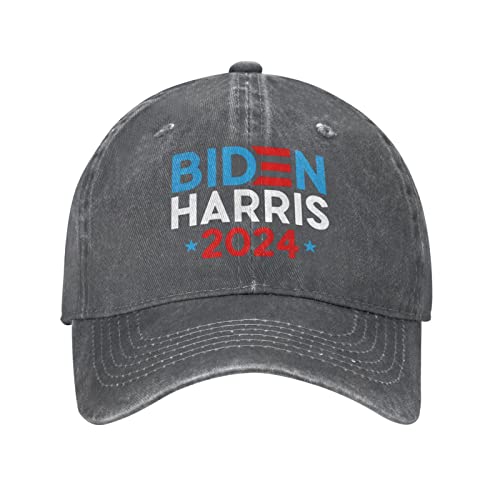 Biden Harris 2024 Biden 2024 Joe Biden Kamala Harris Gifts Cowboy Hat Trucker Hat for Men Women Baseball Hat Golf Hat Deep Heather