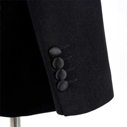 2 Piece Slim Fit Men's Suits Diamonds Tuxedo for Men One Button Blazer Pants Wedding Prom Suits Set Sailing Brooch4