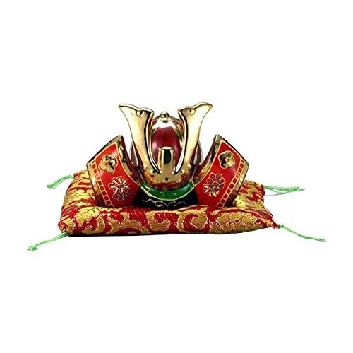 Amazon.co.jp: 端午の節句のお祝いに! 九谷焼 3号兜 盛 N187-01 〈簡易