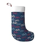 Taille généreuse : mesurant 45 cm de long et 28 cm de large, cette grande chaussette de Noël offre un grand espace pour toutes vos friandises et cadeaux de vacances, ce qui la rend pour les enfants et les adultes.