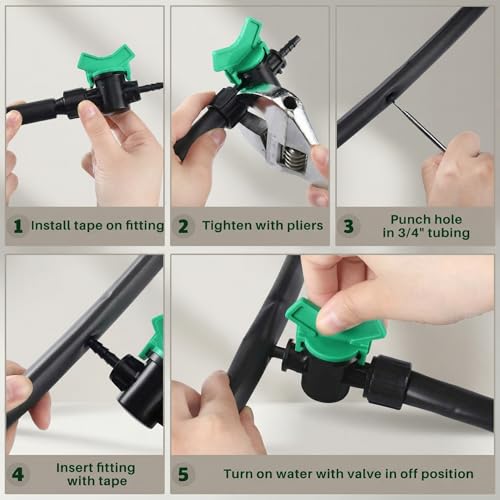 Arroser les plantes sans gaspiller avec le ruban anti-goutte Hiboom