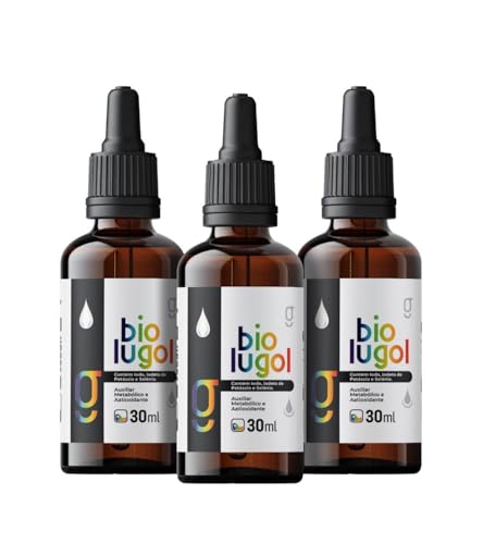 BIOLUGOL - (Iodo) Iodeto de potássio, Selênio, e L-Tirosina em gotas - 30ml (5)