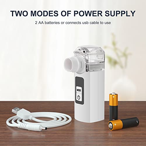Handheld Nebulizer Machine For Adults，Portable Steam Inhalers Mesh Nebulizer,Personal Ultrasonic Nebulizers Of Cool Mist For Kids With 1 Set Accessories #TOP5