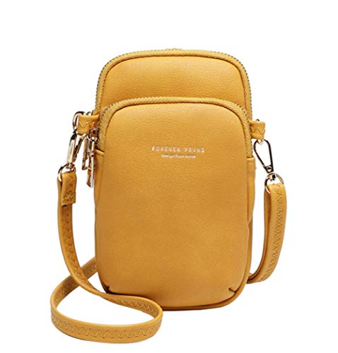 Sawekin Damen Handy Schultertasche Handytasche Kleine Umhängetasche Handy Geldbeutel Geldbörse Messenger Tasche Mädchen