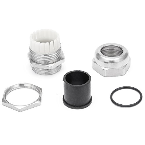 Aexit M28 * 1.5 Metal Conector à prova d'água Prendedor Contraporca Prensa-cabo de enchimento
