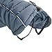 HUNTER Hundemantel Paxson Dachshund, Farbe: taubenblau, wasserabweisend & warm gefüttert, idealer Wetterschutz, reflektierend, für kleine Hunde mit langem Rumpf, Größe: 36