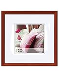 Walther Design HY330P Living Marco de Madera, Rojo (Avellana), 30 x 30 cm