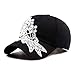 Produktbild 2020 Weiblicher Hut 2019 Baseballmütze Frühlings-Sommer-Damen Cotton Visor-Strand-Hut beiläufige Art und Weise weiche Dekoration Beleuchtung Einstellbare Gezeiten Diamant-Blumen-Baseball-Cap