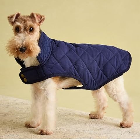 Joules Quilted Dog Coat for Cold Weather Cover