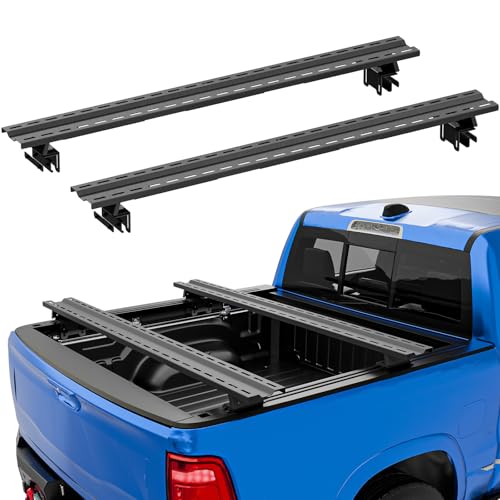 Image of YZONA Adjustable Truck Bed Racks Compatible with Tacoma /Silverado /Sierra /Ram /Tundra /Titan /Frontier /Colorado /Canyon /Ford F-Series /JT /Ranger /Maverick, Universal Cargo Cross Bar