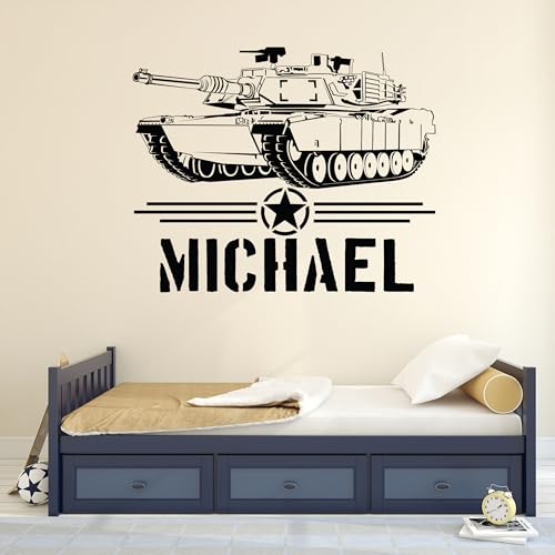 Vinilo Decorativo Personalizado Tanque M1A1 Abrams miniatura 2