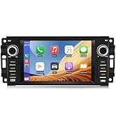 AWESAFE Android Car Stereo for Jeep Wrangler JK Chrysler Dodge Radio Replacement, Touch Screen Su...
