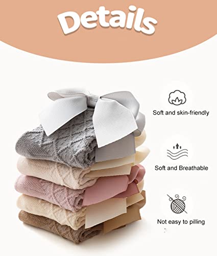 Baby Girl Princess Toddler Uniform Socks - Tube Ruffled Stockings & Mary Janes - Newborn to Infant3