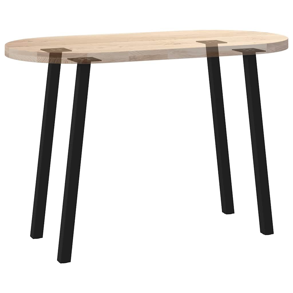 Gambe per Tavolo consolle 4 pz Nere 72 cm in Acciaio,Mobili,Accessori per tavoli,Gambe per tavoli,5.98 kg -4012492