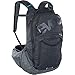 EVOC Trail Pro 16 Sac à Dos Protecteur (Taille : L/XL, Protection Dorsale LITESHIELD Plus, légèreté, Larges ailerons de Hanche, Compartiment pour vessie d'hydratation 3l) Mixte, Noir/Gris Carbone, 16l