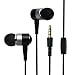 Francois et Mimi In-Ear 3.5mm Aux Hi-Fidelity Earbuds CH-03, Black