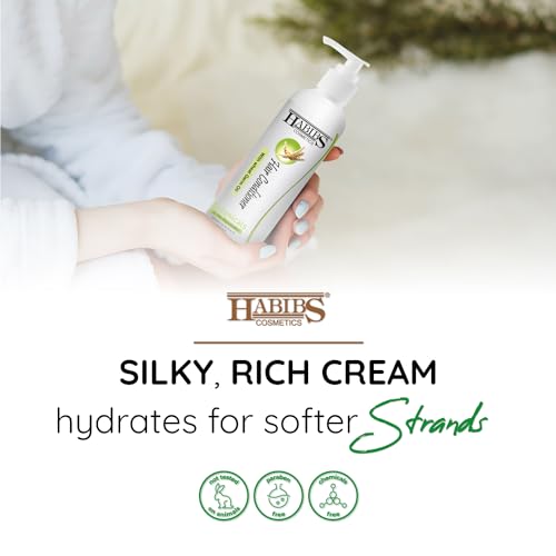 Image of Habibs Orgamatics Hair Unscented Conditioner With Wheat Germ Oily, 1 Count