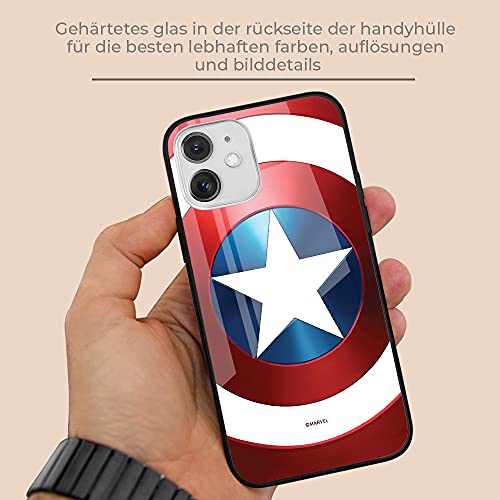 Ert Group Original And Officially Licensed Marvel Captain America Smartphone Case For Iphone 12, Iphone 12 Pro, Optimal Smartphone Shape, Shockproof #TOP7