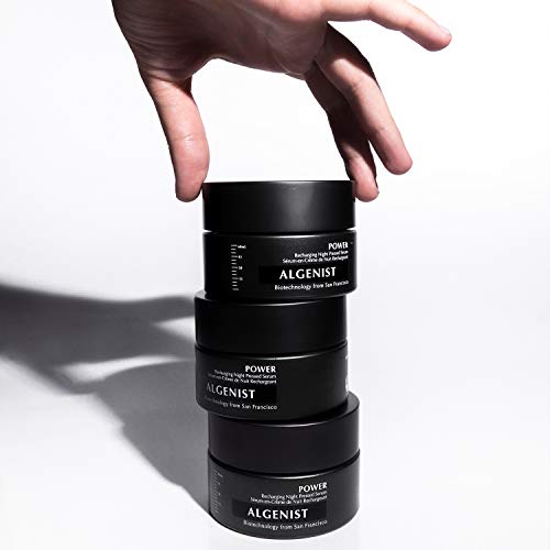 Algenist Power Recharging Night Pressed Serum - Overnight Treatment To Refine Dull, Uneven Texture With Algae, Collagen & Coconut Water - Non-Comedogenic & Hypoallergenic #TOP2