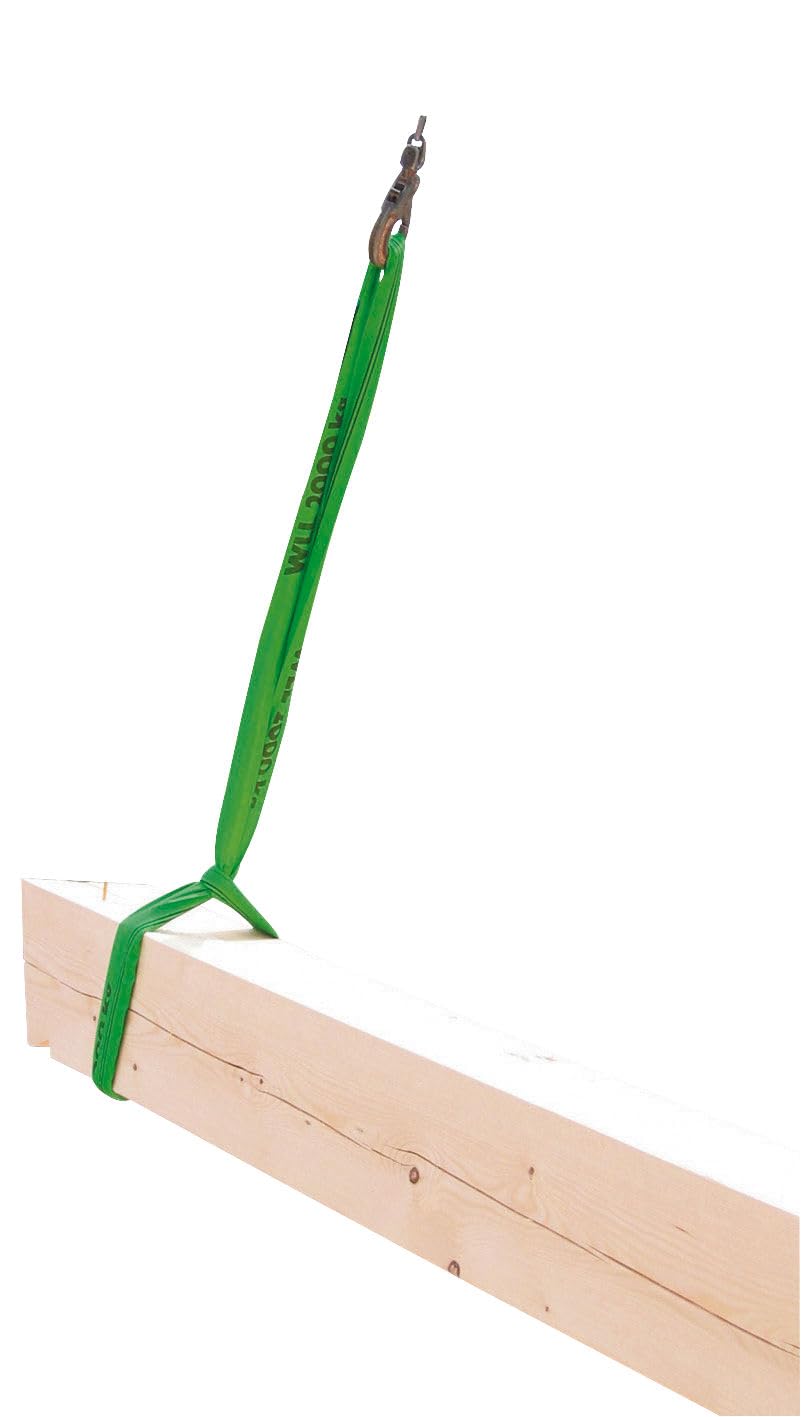 Eslinga Circular de Elevación 4m 2000kg/4000kg PES Doble Funda Kerbl Verde