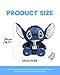 MINISO Disney Lilo & Stitch Collection 14'' Sitting Stitch Plush Toy - Soft Plush Toy Premium Quality Stuffed Animal Gift for Kids, Boys, Girls, Adults & Disney Fans(Hoodie Styles)