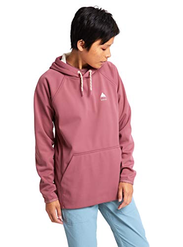 Burton Womens Crown Weatherproof Pullover Fleece, Rose Brown, X-Small