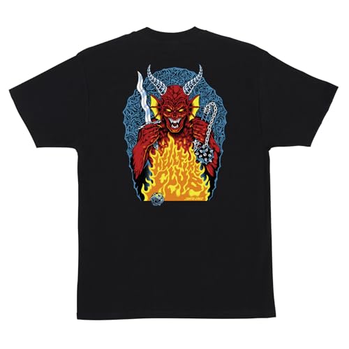 T-shirt SANTA CRUZ Stranger Things Hellfire Pit look décontracté homme - 2